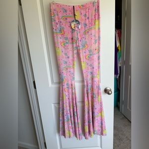 Dollskill Care bear flare pants